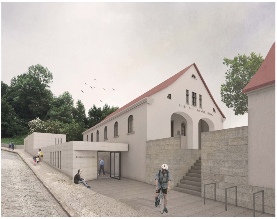 2018 - Jahn-Museum Freyburg Perspektive, © gildehaus.partner architekten